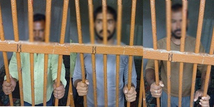 चिलुआताल में हत्या के प्रयास के मामले में पुलिस की कार्रवाई, तीन आरोपी गिरफ्तार
