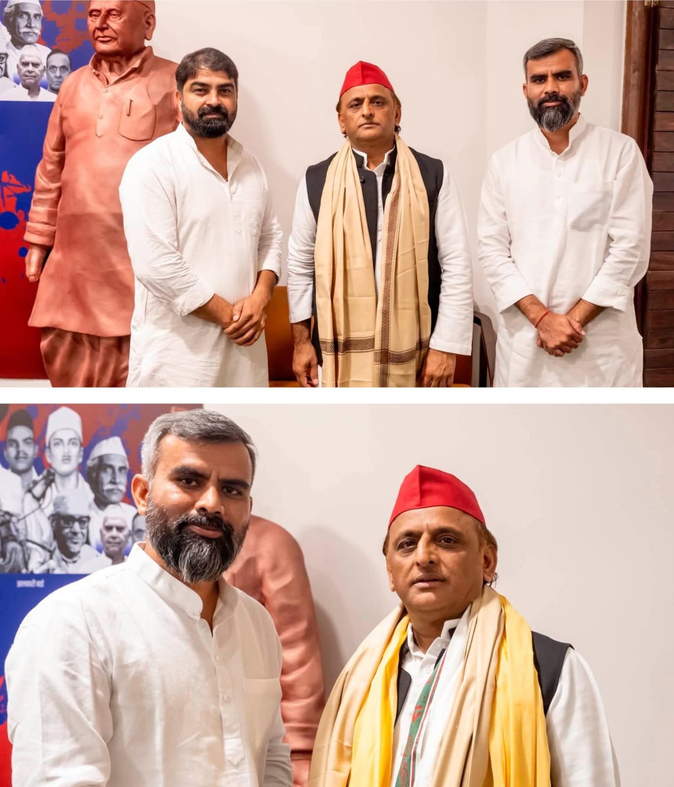 2027 की तैयारी में जुटी सपा, हरेन्द्र चौधरी ने अखिलेश यादव से की मुलाकात