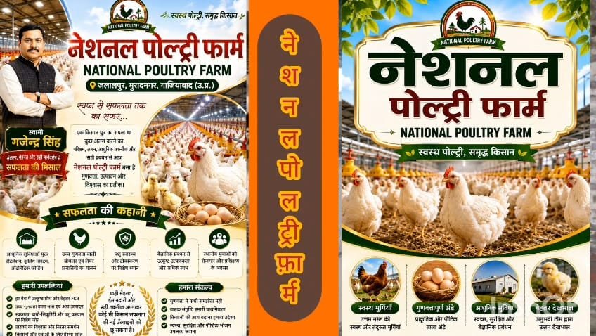 मेहनत और आधुनिक तकनीक से गजेंद्र सिंह ने बदली पोल्ट्री की तस्वीर, फार्म में 3 लाख से अधिक लेयर मुर्गियां