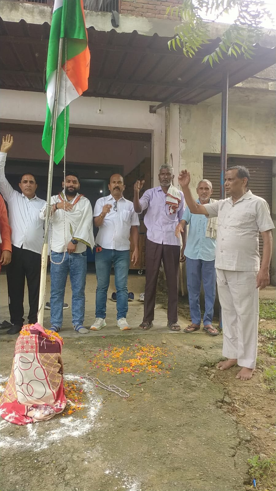 राष्ट्रवादी प्रताप सेना कार्यालय पर धूमधाम से मनाया स्वतंत्रता दिवस