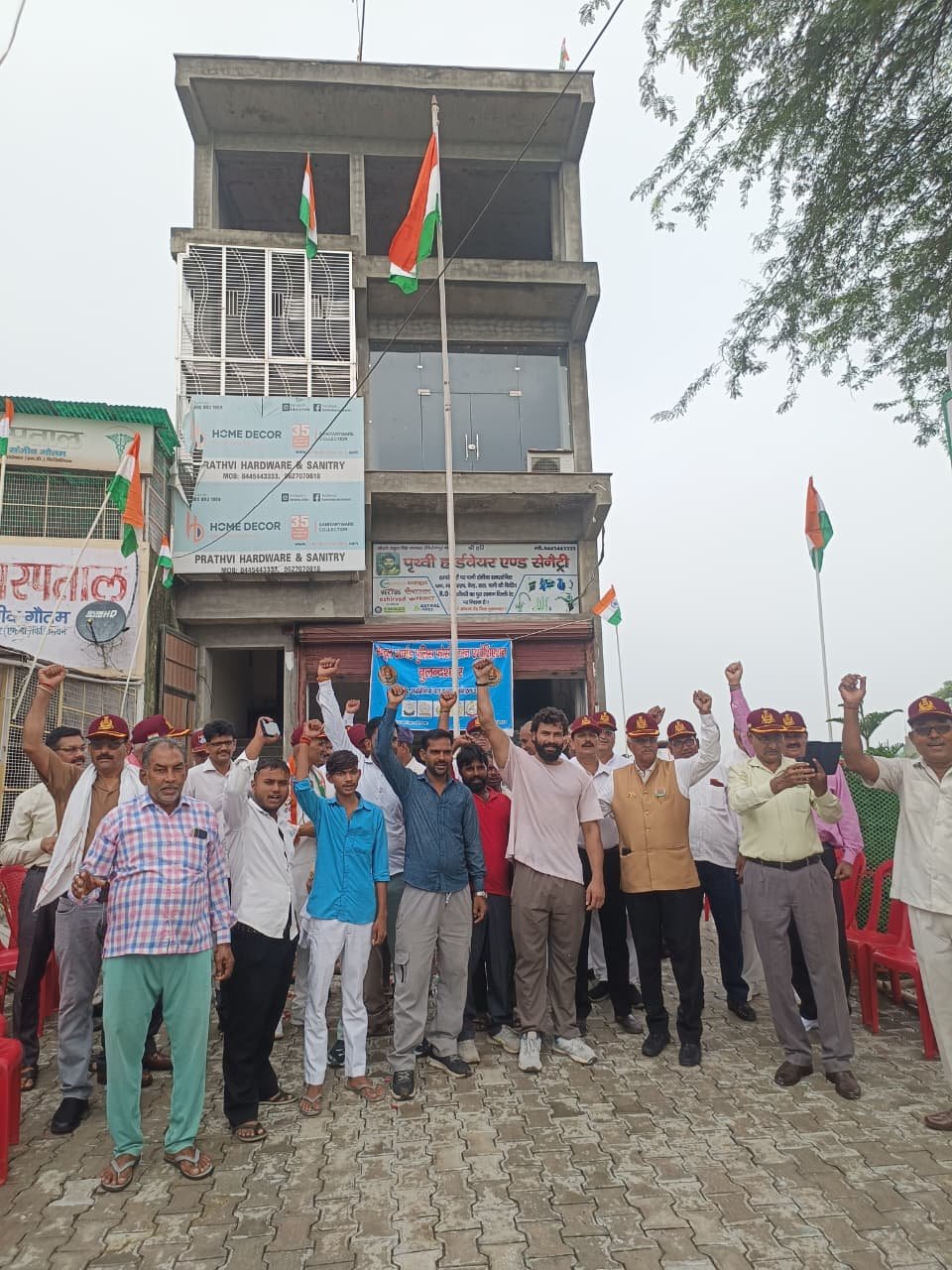 सीएपीएफ वेटरन एसोसिएशन ने धूमधाम से मनाया स्वतंत्रता दिवस