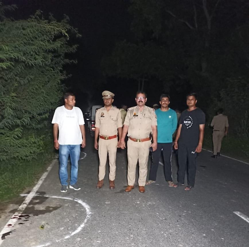 पुलिस मुठभेड़ में दो गौकशी के आरोपी घायल, गिरफ्तार