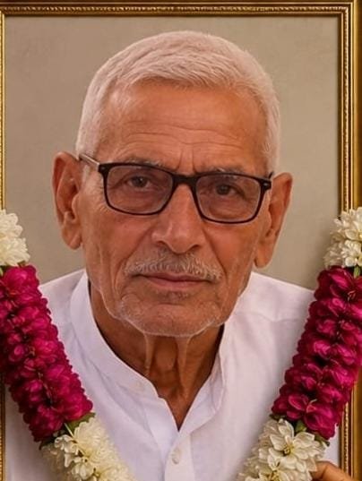 नागर परिवार के बीच पहुंचे संत रमेशानंद गिरि, दिवंगत देशराज नागर को दी श्रद्धांजलि