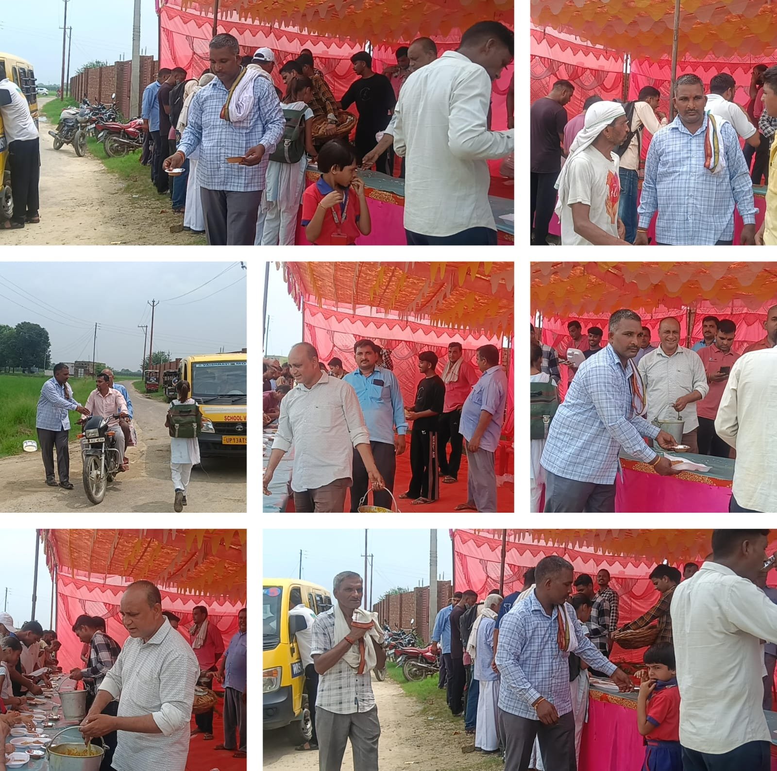 सावन सोमवार पर भटौला के बालाजी मंदिर में लगा भंडारा, सैकड़ों श्रद्धालुओं ने ग्रहण किया प्रसाद