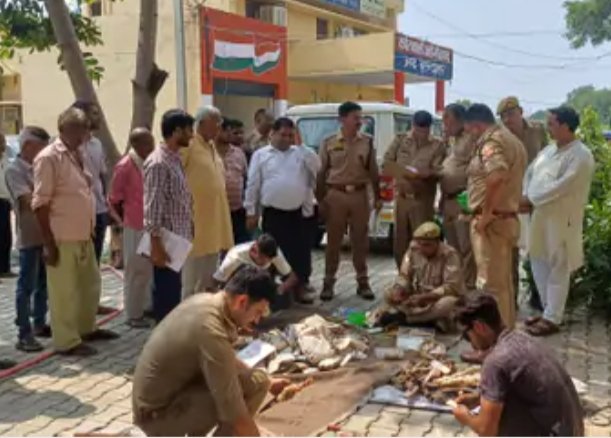 न्यायालय के आदेश पर अवैध हथियार और शराब का निस्तारण
