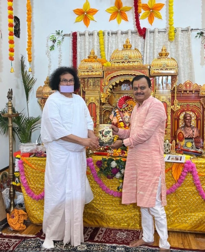 गणेश पूजा में शांति और एकता का संदेश, लोकेश मुनि की आध्यात्मिक यात्रा का उल्लेख