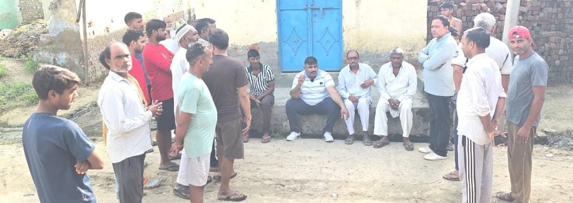 सपा के सम्भावित प्रत्याशी पिन्टू चौधरी ने किया तूफानी जनसंपर्क, मांगा जनता का आशीर्वाद