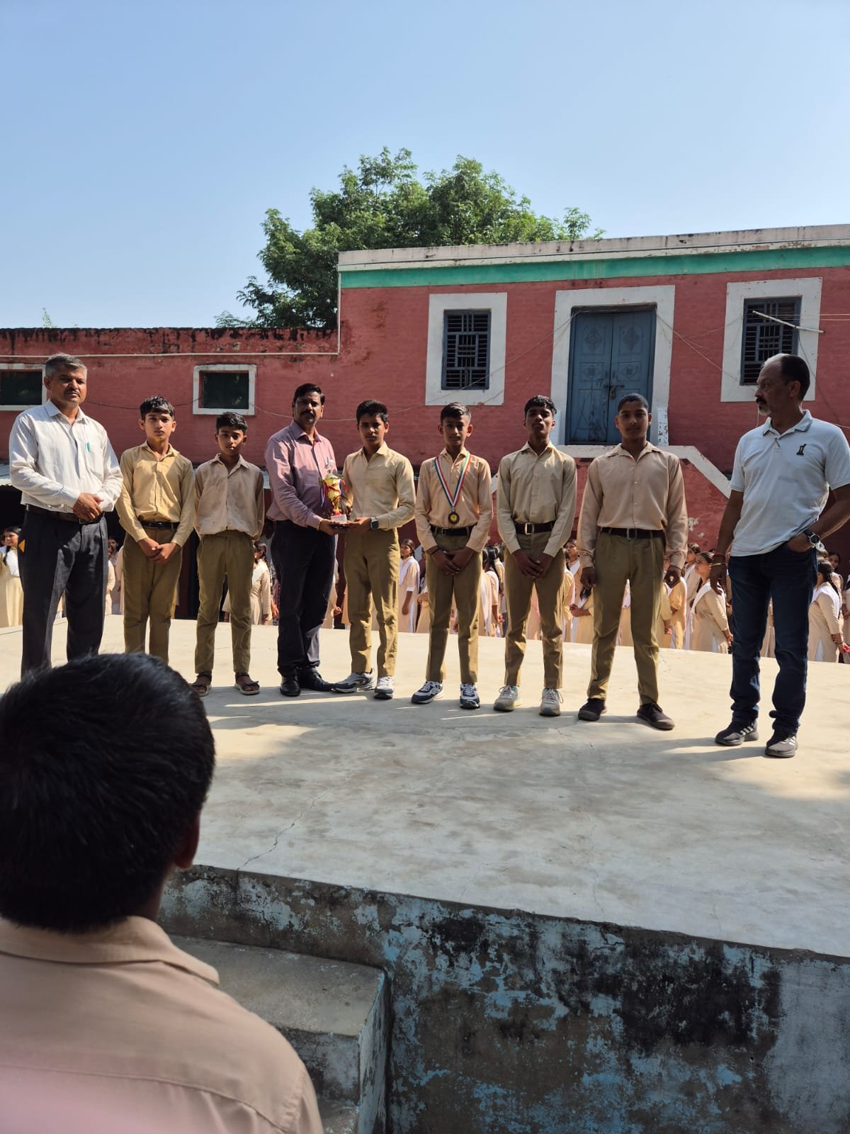 पब्लिक इंटर कॉलेज जहांगीरपुर की मलखंभ टीम ने लगातार तीसरी बार जीता कांस्य पदक