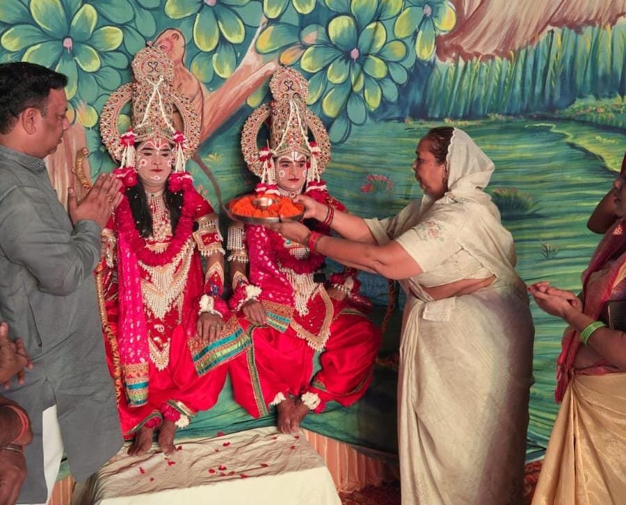 रामलीला महोत्सव का तीसरा दिन संपन्न, चेयरमैन ने दीप प्रज्वलित कर किया शुभारंभ